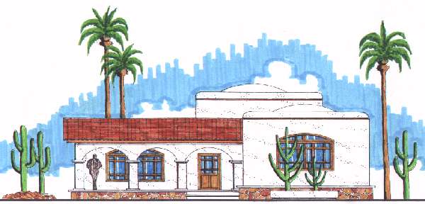 Front view of casa 3