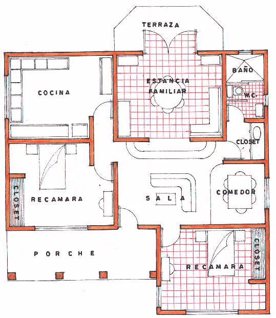 Floorplan of casa 3