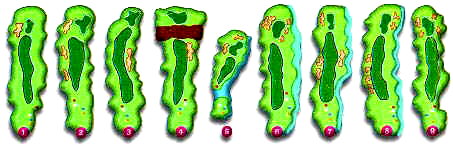 Layout of the 9 Oceana holes