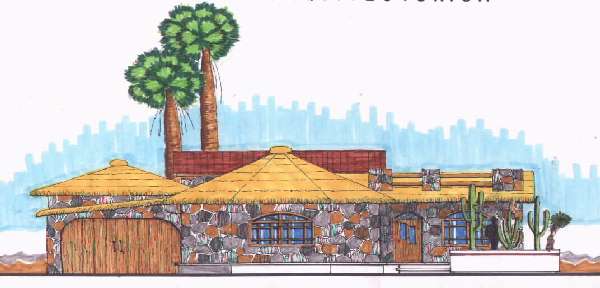 Front view of casa 1